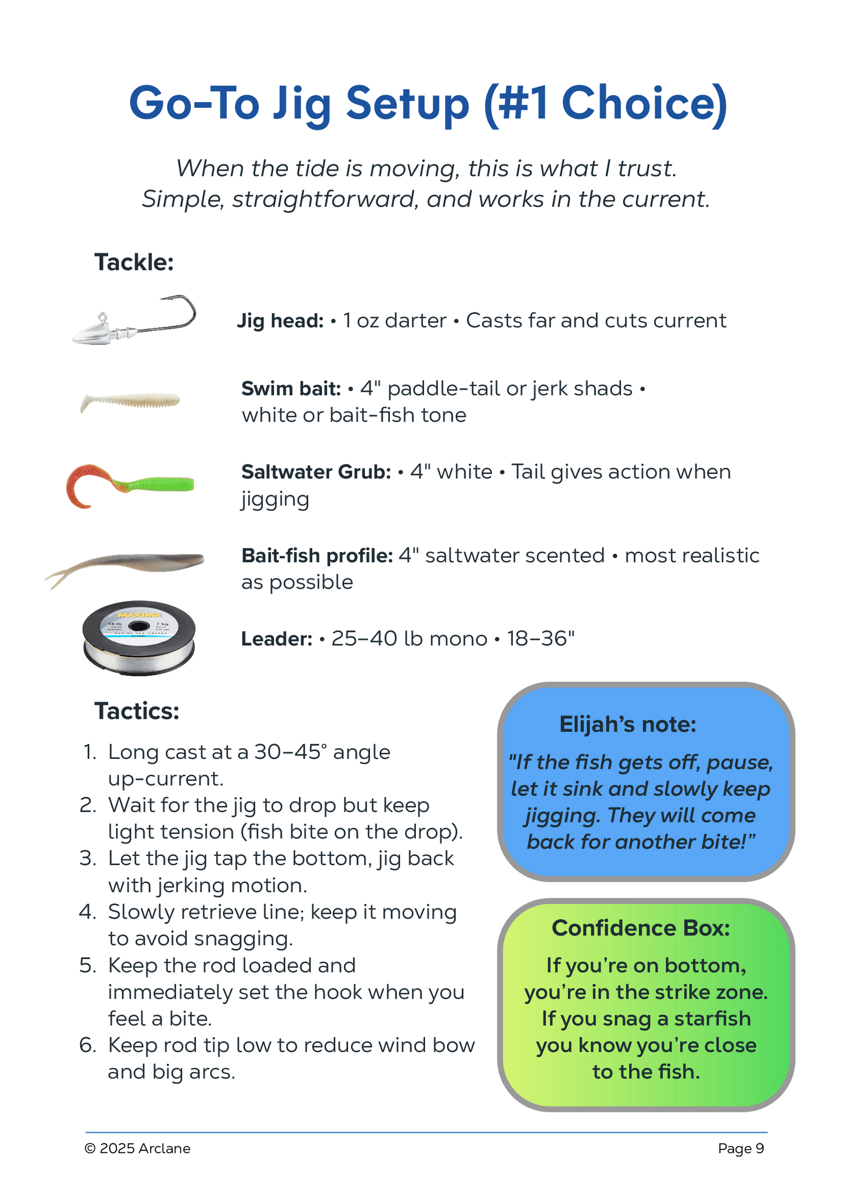 Go-to jig setup page