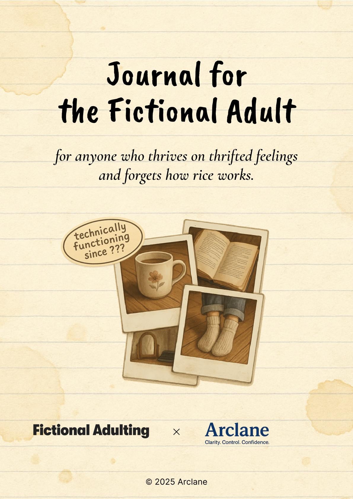 Journal for  the Fictional Adult